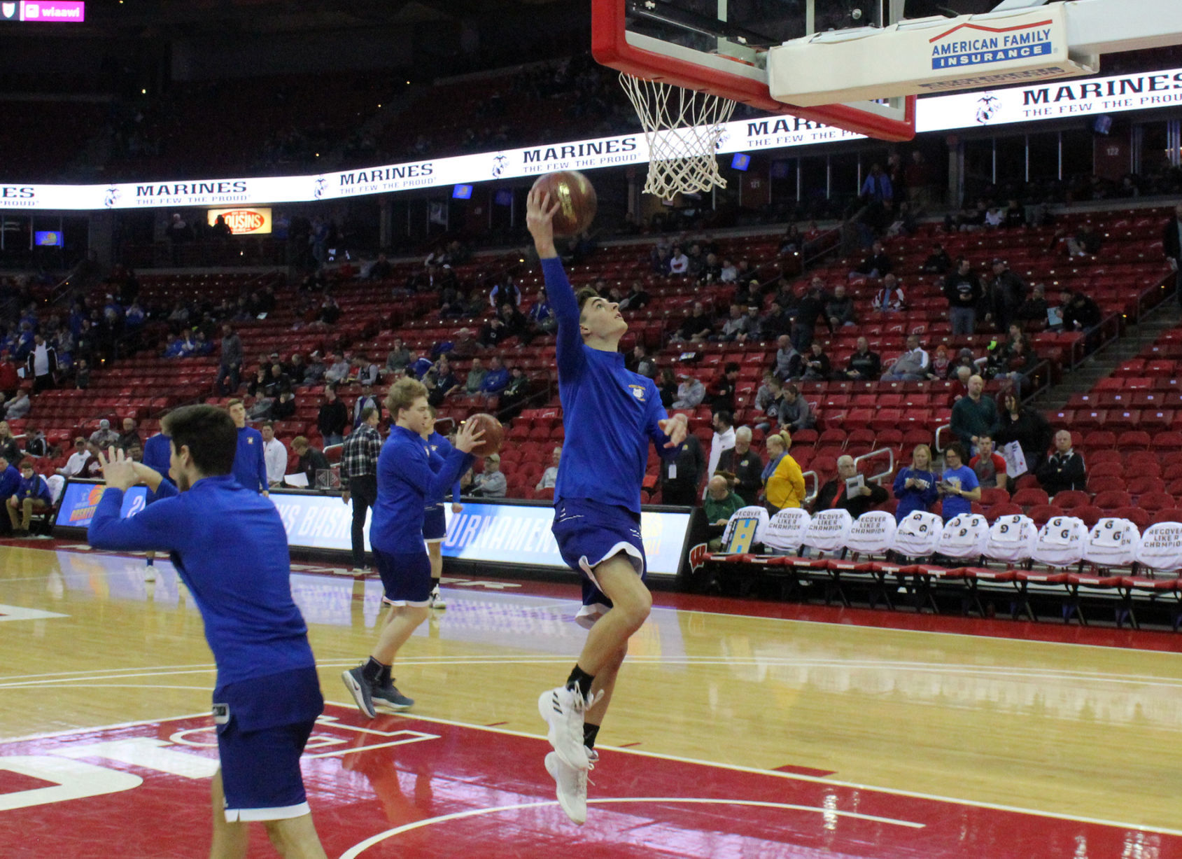 McDonell boys basketball vs Sheboygan Area Lutheran 3-15-19